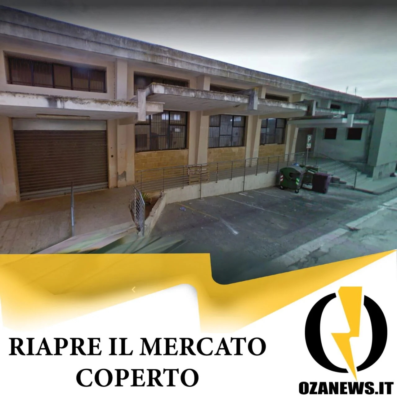 Riapre il mercato coperto a Ugento