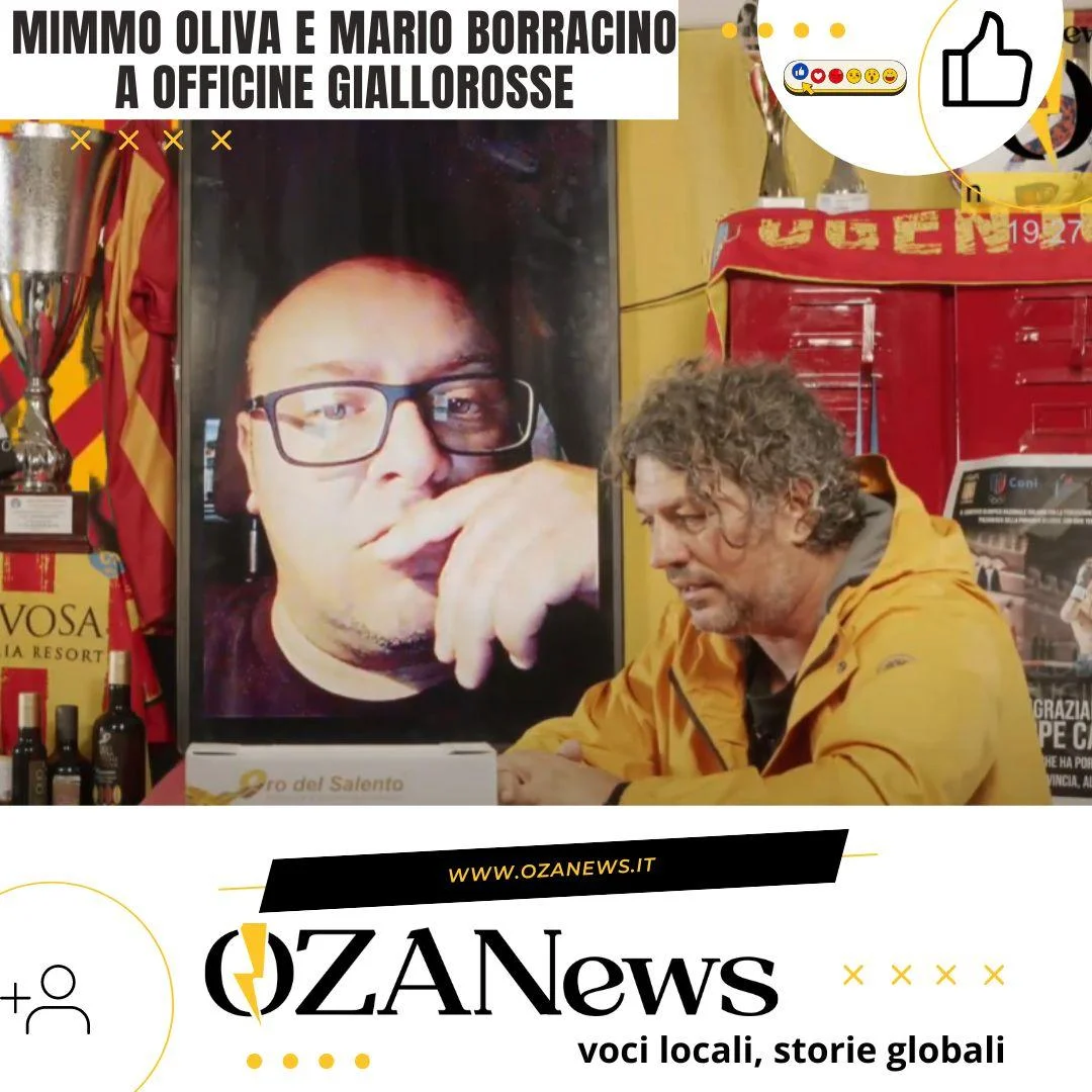 mimmo oliva e mario borracino a officine giallorosse
