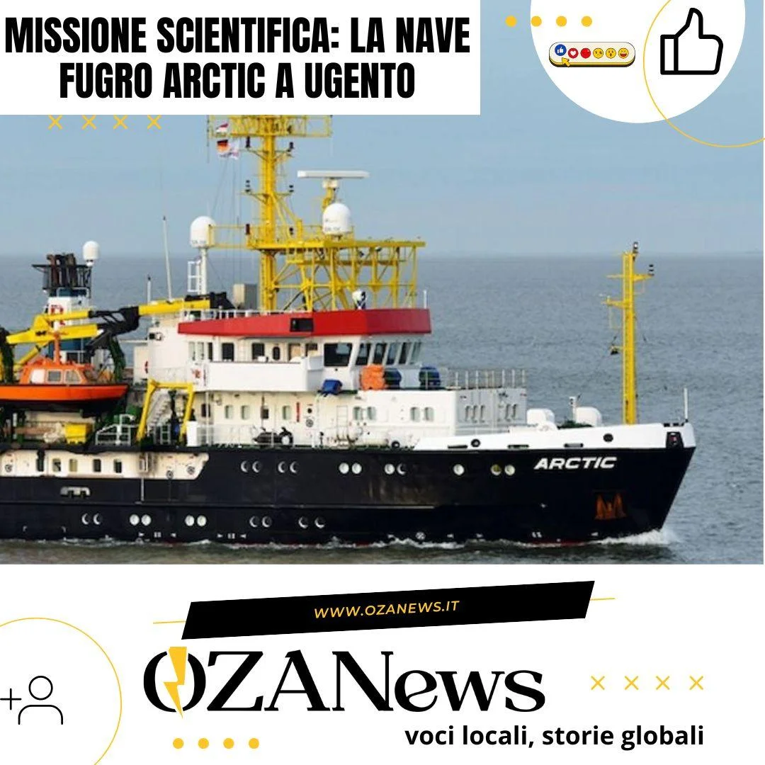 Missione scientifica: la nave Fugro Arctic a Ugento