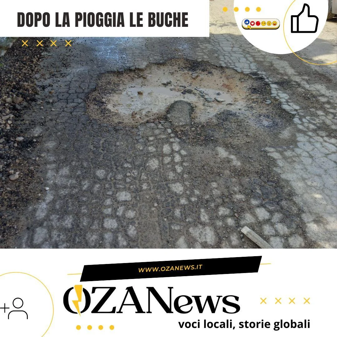 Crateri sulla Strada dei Villaggi a Torre San Giovanni