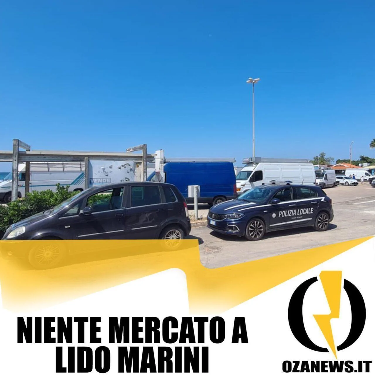 Salta ancora il mercato di Lido Marini. Continua la protesta