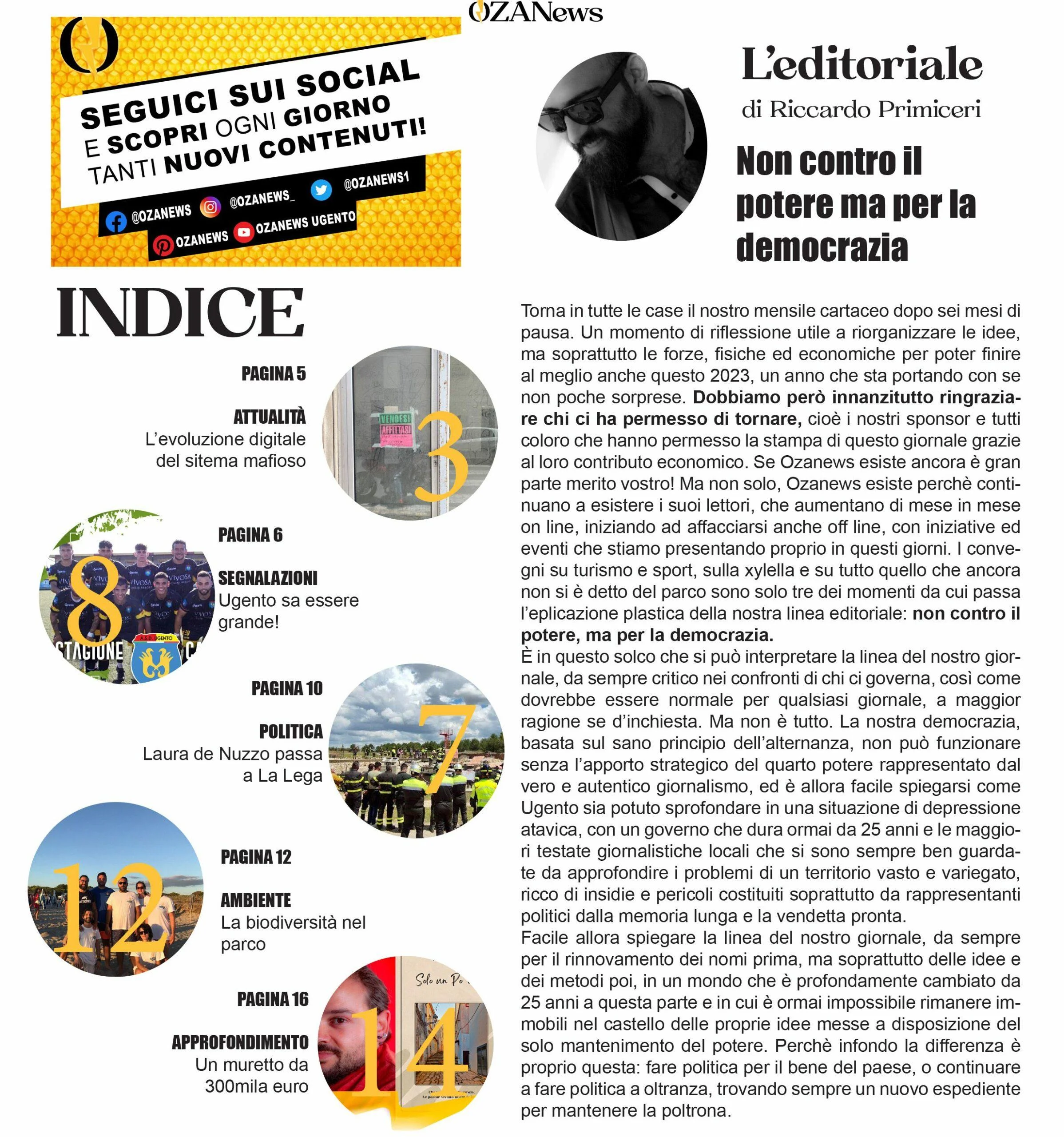 Non contro il potere ma per la democrazia