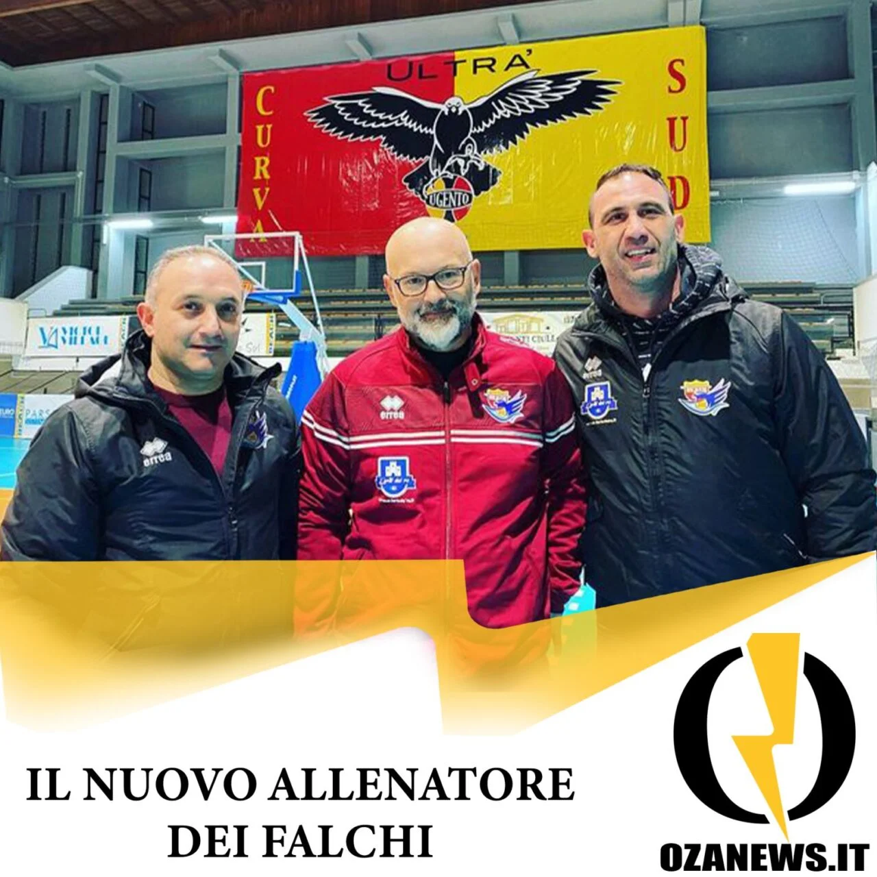 Alessandro Medico è il nuovo allenatore dei Falchi