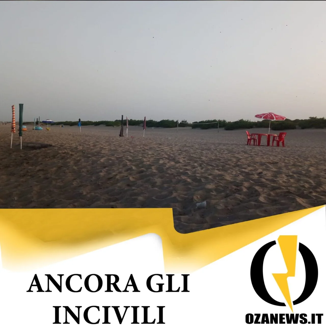 Ancora ombrelloni selvaggi a Torre San Giovanni