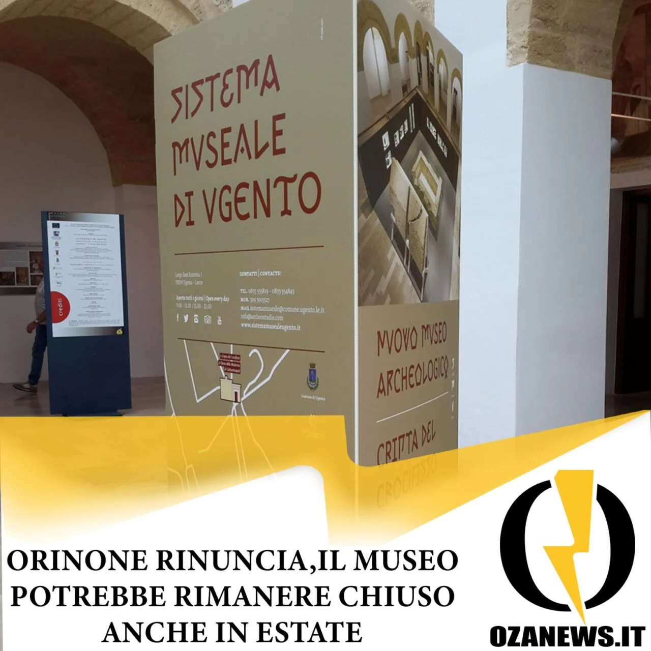 Orione rinuncia. ora la riapertura del museo è davvero a rischio