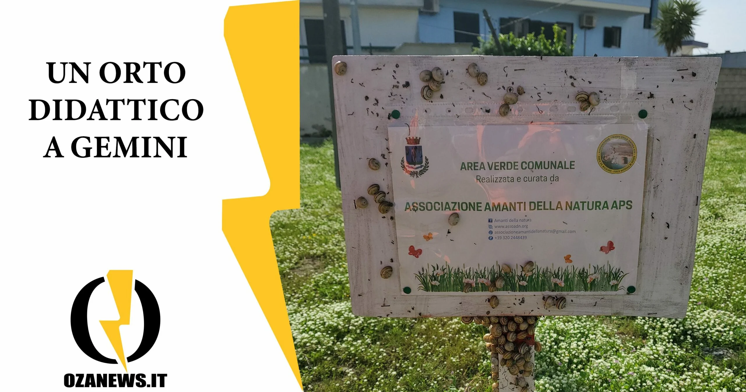 Un nuovo orto didattico a Ugento