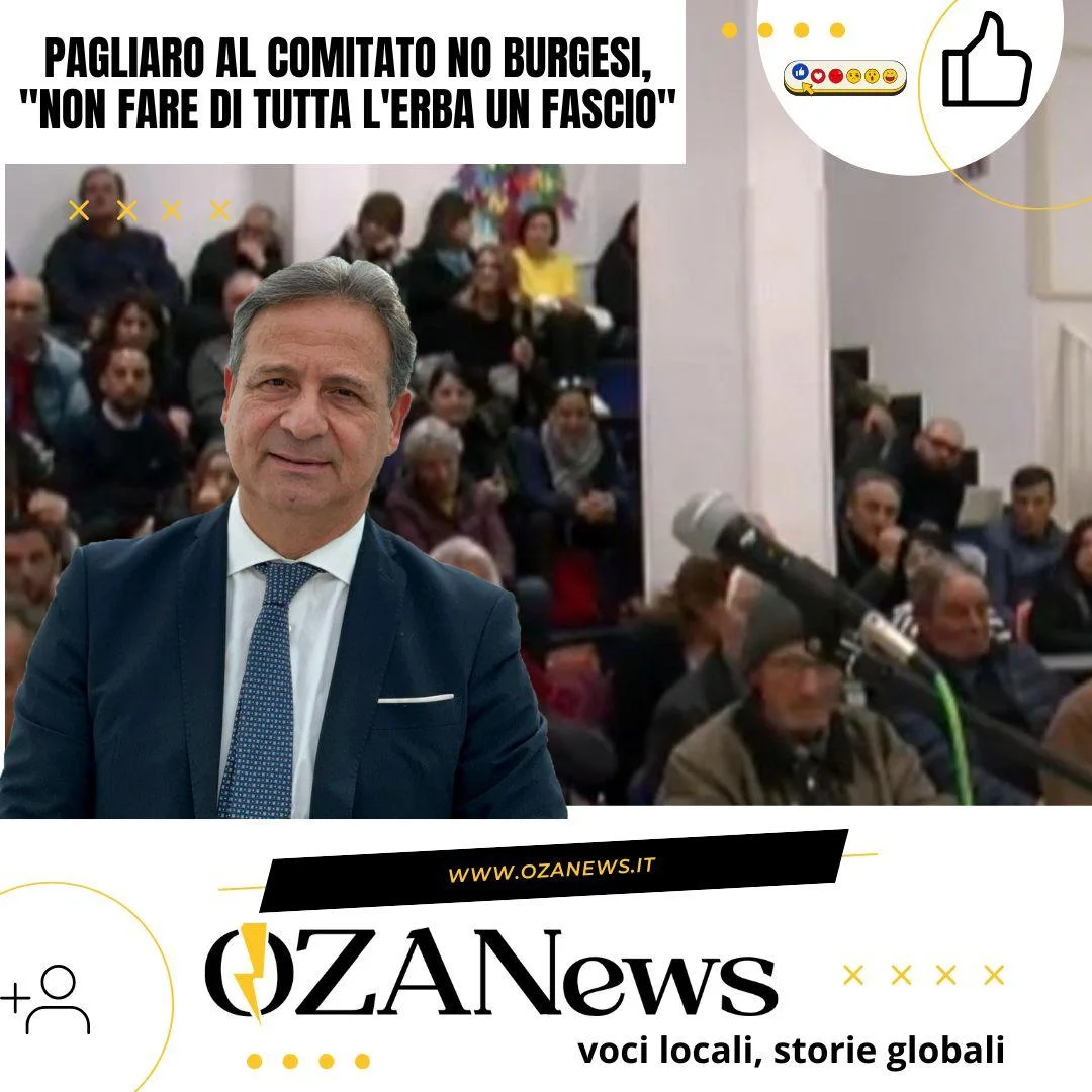 Pagliaro al Comitato No Burgesi, “Non fare di tutta l’erba un fascio”