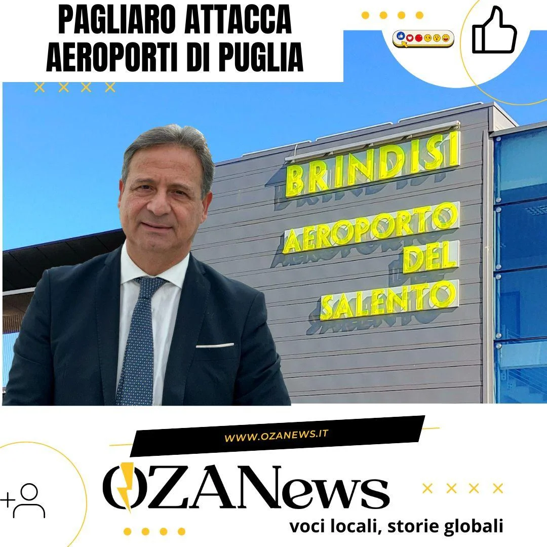 Brindisi penalizzata dai tagli ai voli: Pagliaro attacca Aeroporti di Puglia