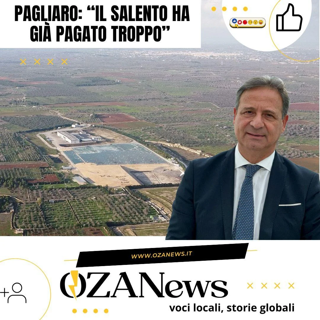 Pagliaro smentisce Lecci: “IL SALENTO HA GIÀ PAGATO TROPPO”