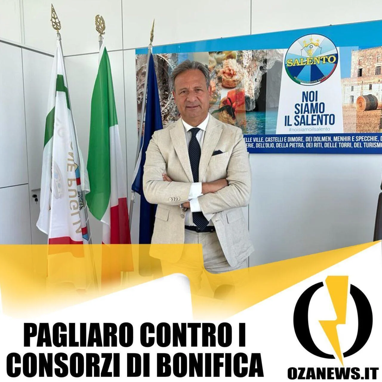 Il consigliere regionale Paolo Pagliaro contro i consorzi di bonifica