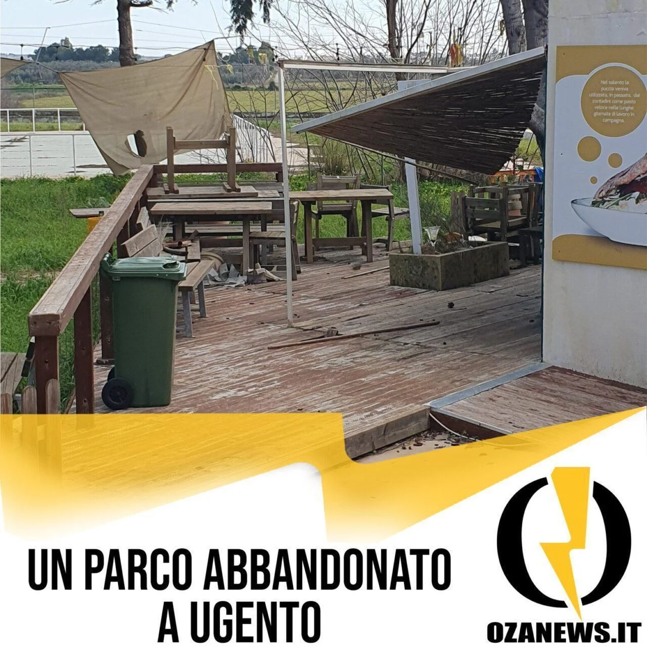 L’accusa dell’opposizione: Ozaland un parco da 55mila euro abbandonato