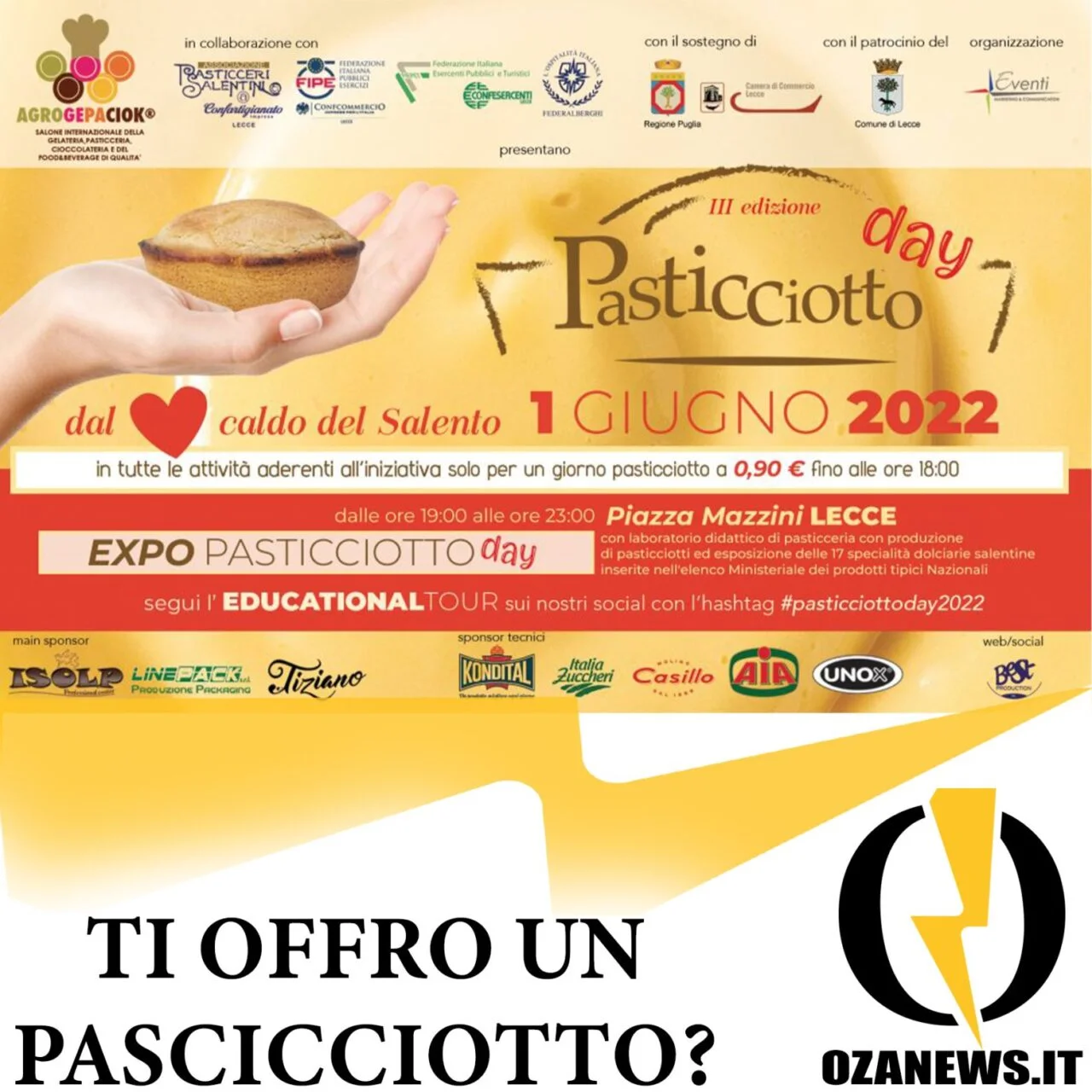 Pasticciotto Day! Dolci Sensazioni per T.S.Giovanni.