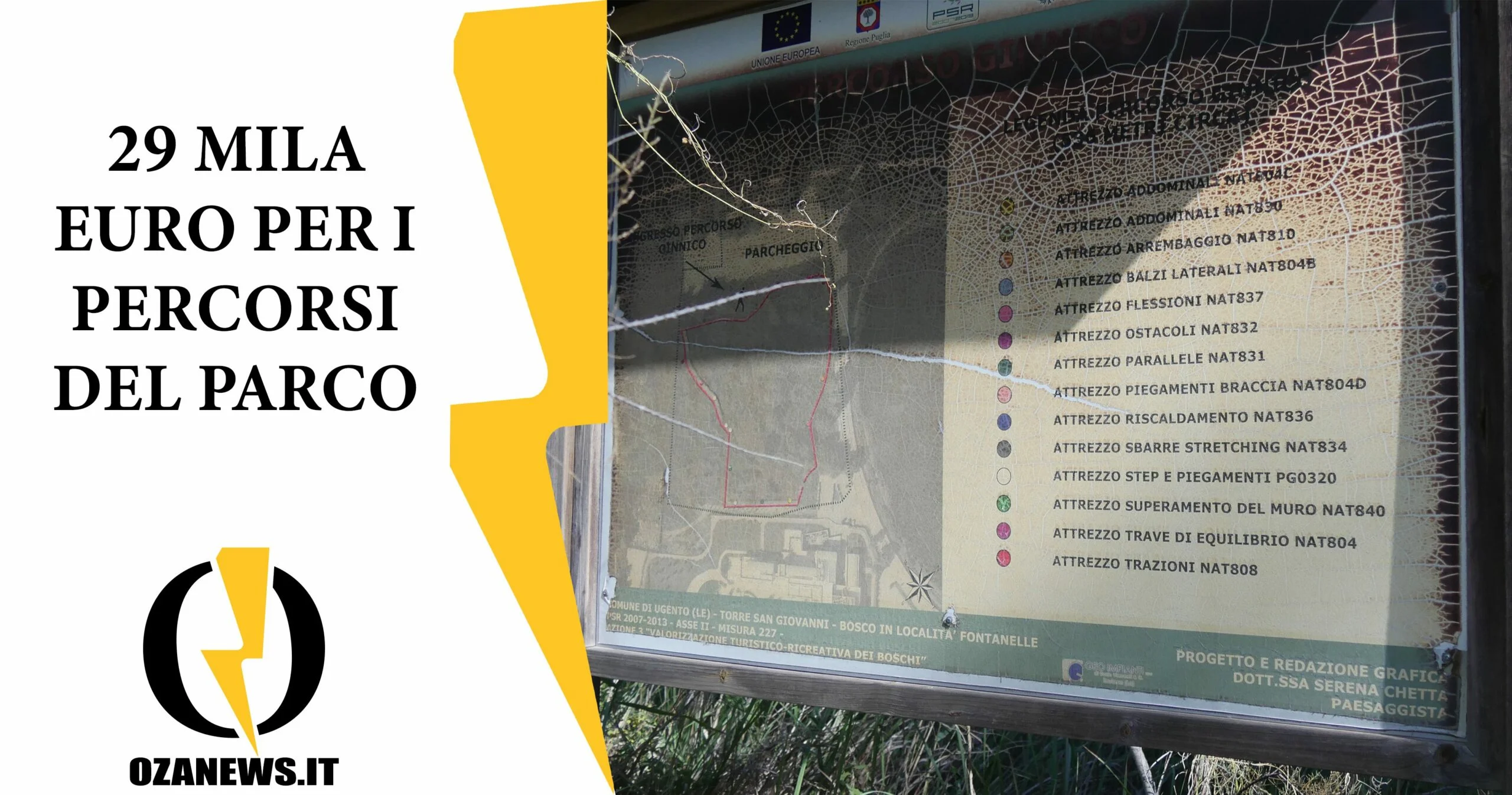 Manutenzione Straordinaria al Parco Litorale di Ugento
