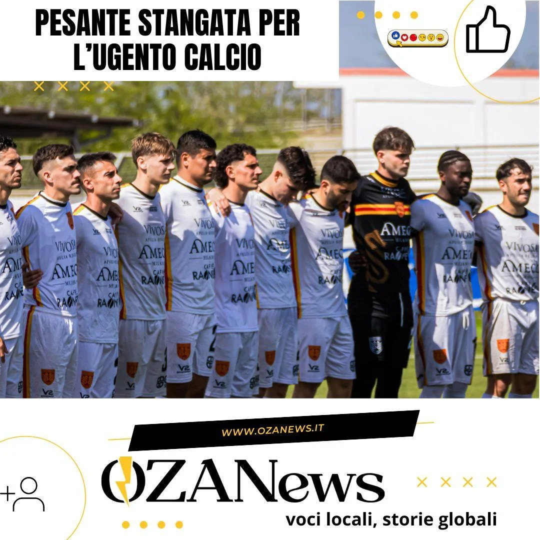 Pesante stangata per l’Ugento calcio