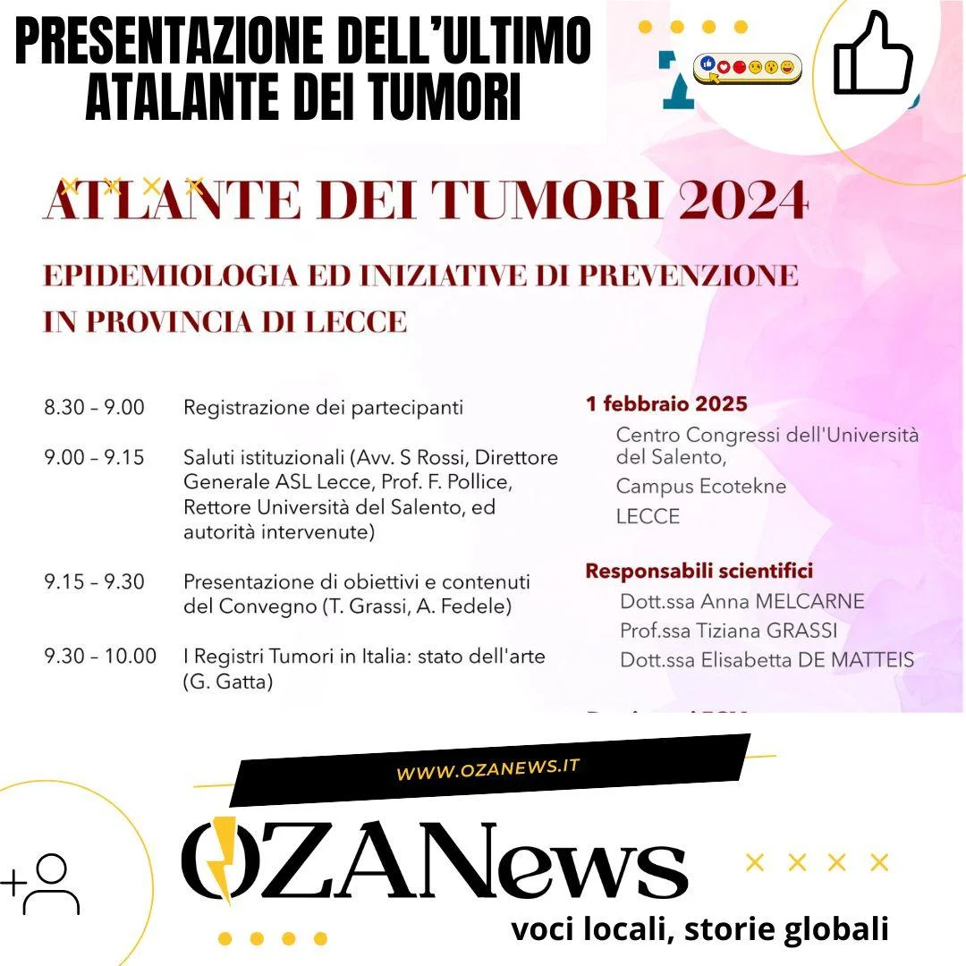 presentazione dellultimo atalante dei tumori