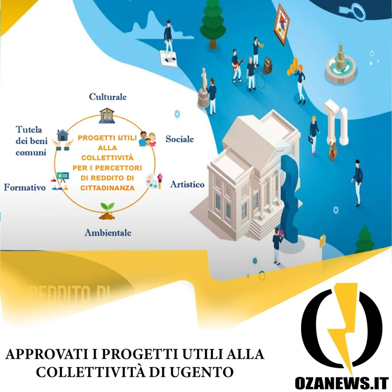 Approvati i progetti utili alla comunità del comune di Ugento
