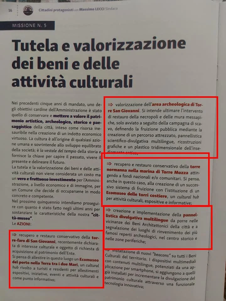 Analisi del Programma Elettorale di Massimo Lecci