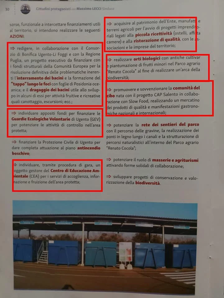 Analisi del Programma Elettorale di Massimo Lecci