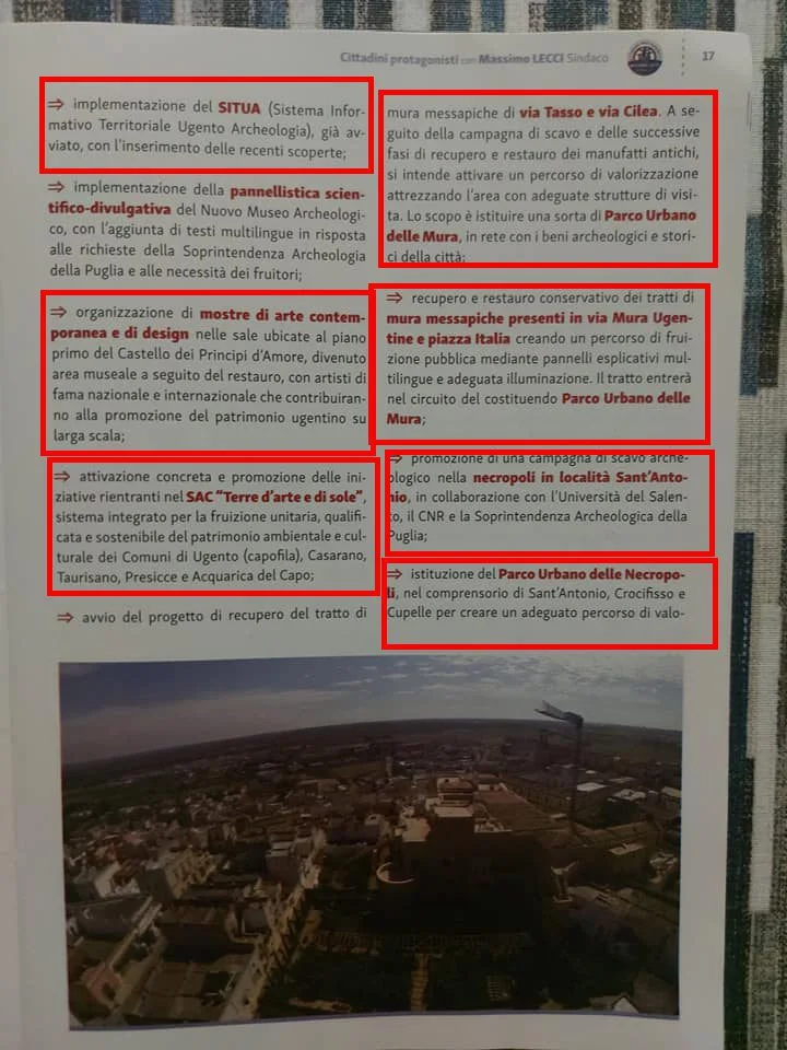 Analisi del Programma Elettorale di Massimo Lecci