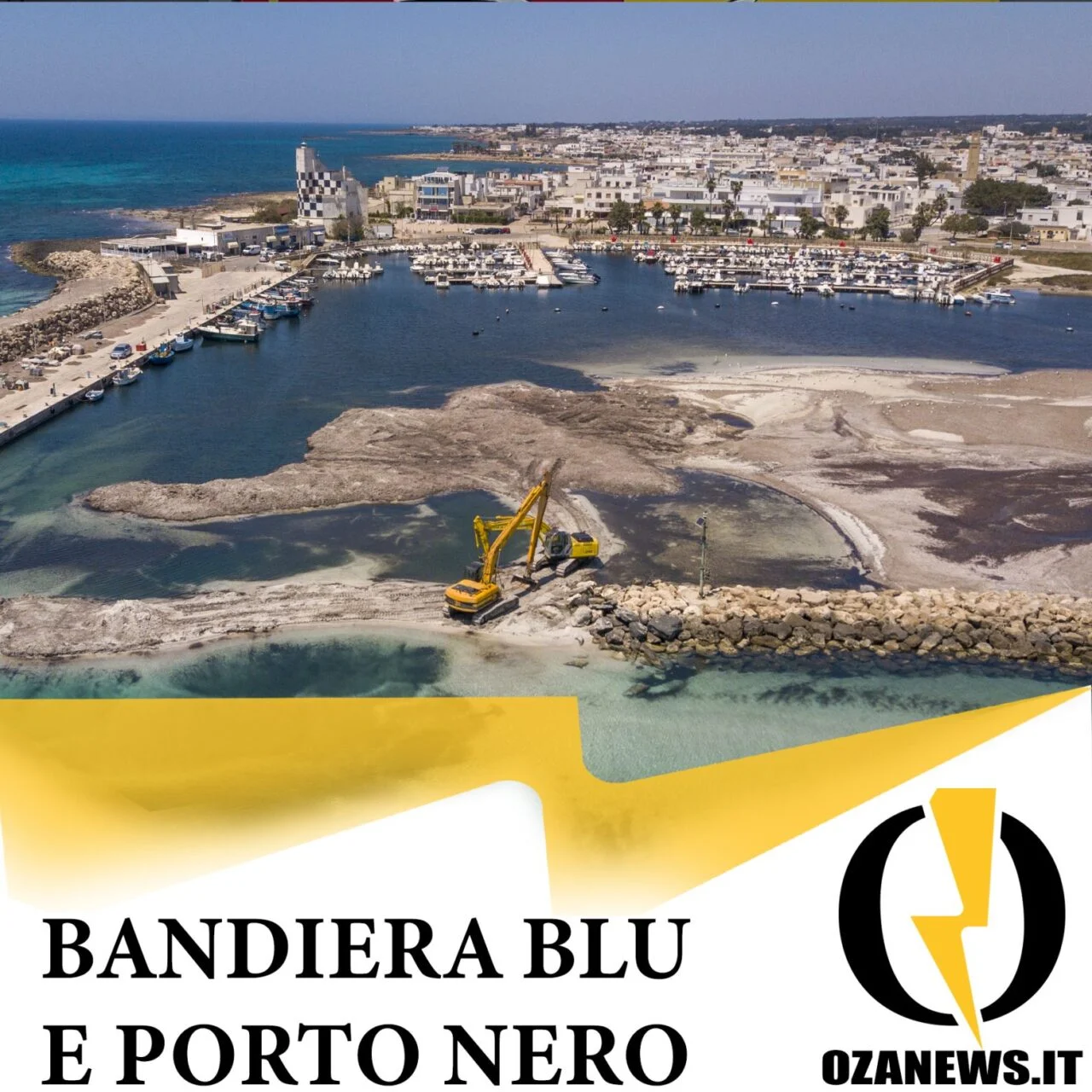La bandiera è blu ma il porto è nero: il caso Torre San Giovanni