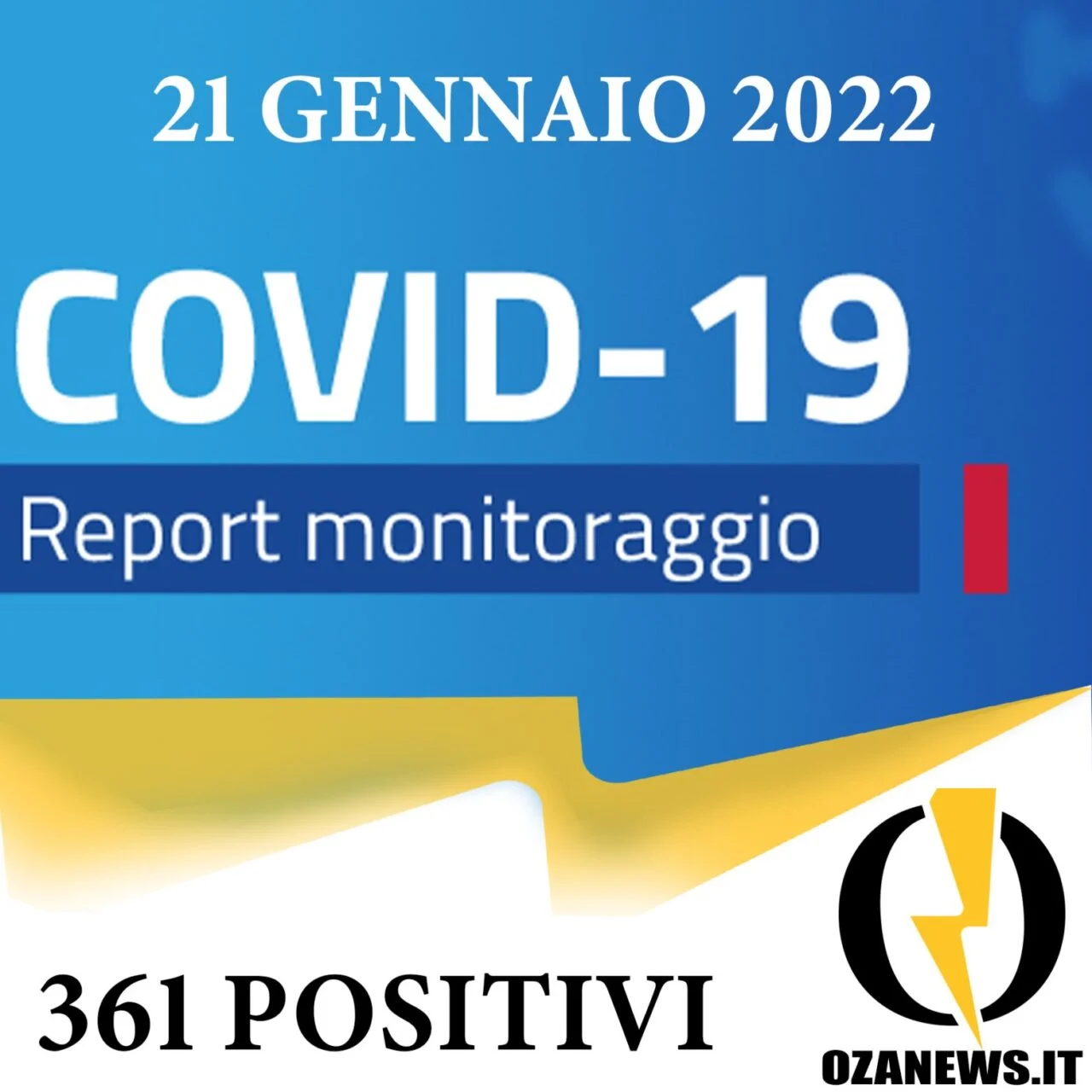 Report Covid del 21 gennaio.