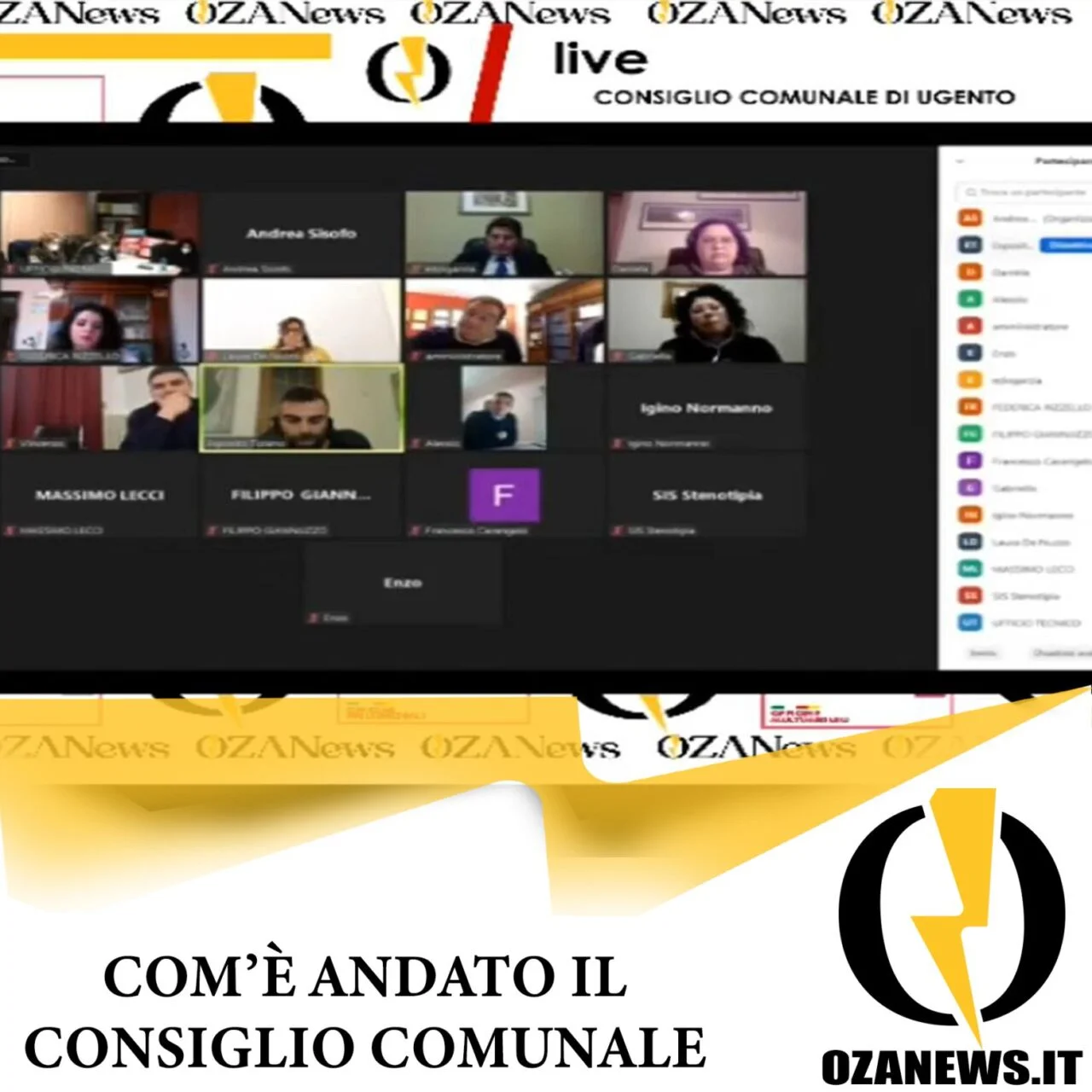 Il resoconto del consiglio comunale di Ugento