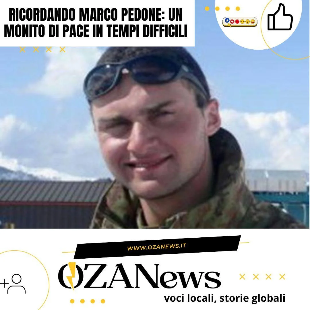 Ricordando Marco Pedone: un monito di pace in tempi difficili