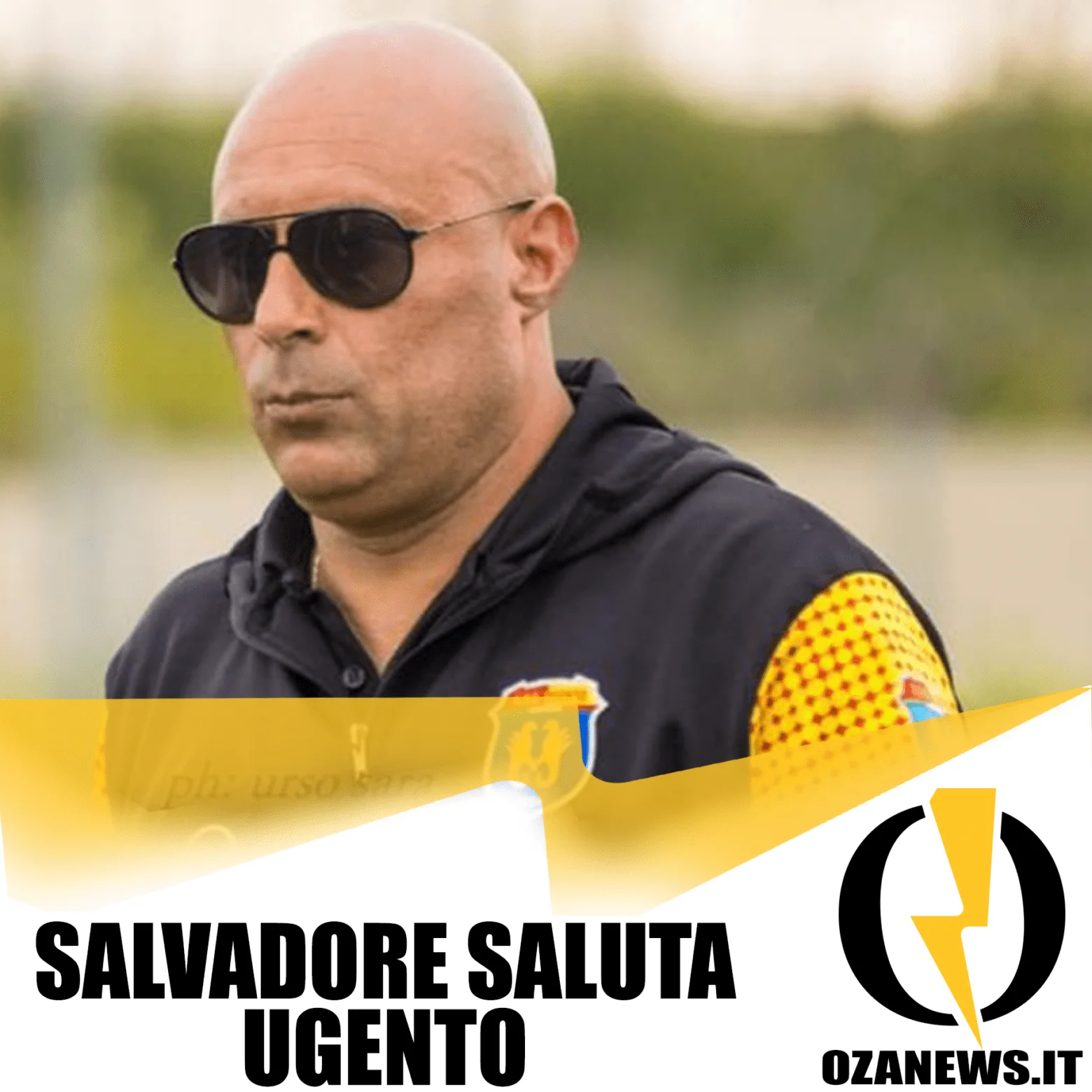 Andrea Salvadore ai saluti. Un fulmine a ciel sereno per Ugento