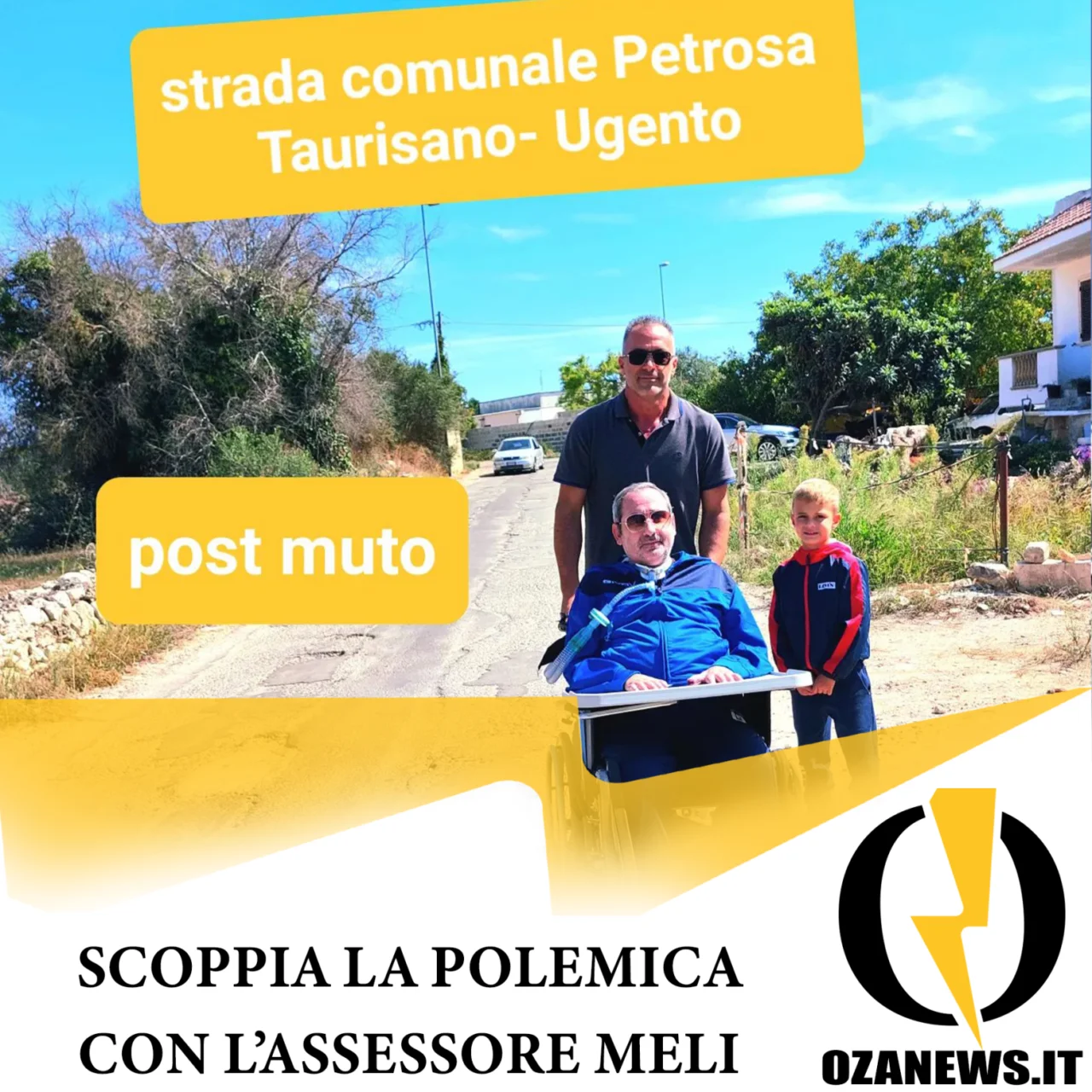 Il duro attacco dell’assessore Meli ad un cittadino di Taurisano
