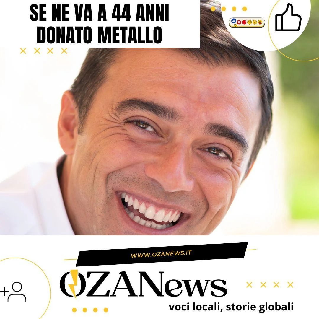 Se ne va a 44 anni donato metallo