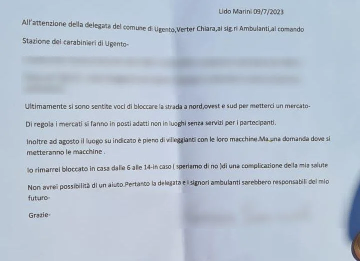 Salta ancora il mercato di Lido Marini. Continua la protesta