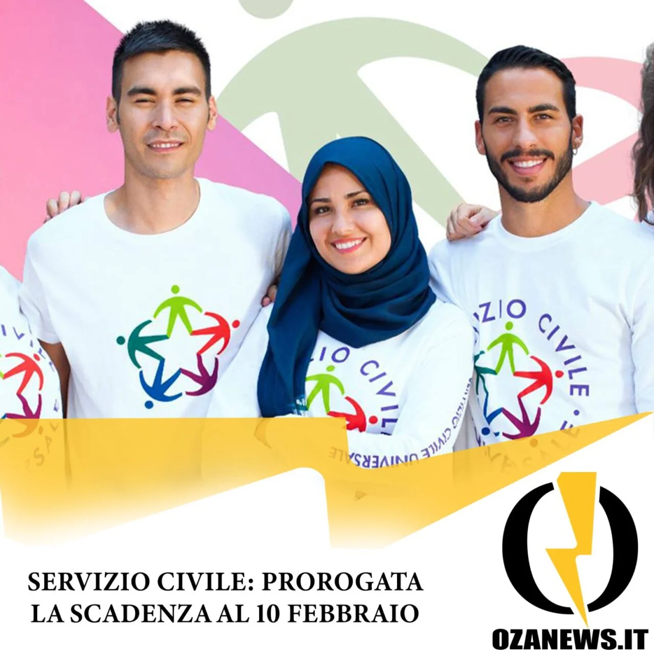 Servizio Civile: prorogata la scadenza al 10 febbraio 2022.