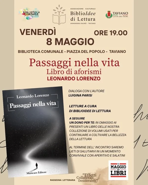 Passaggi nella vita di Leonardo Lorenzo