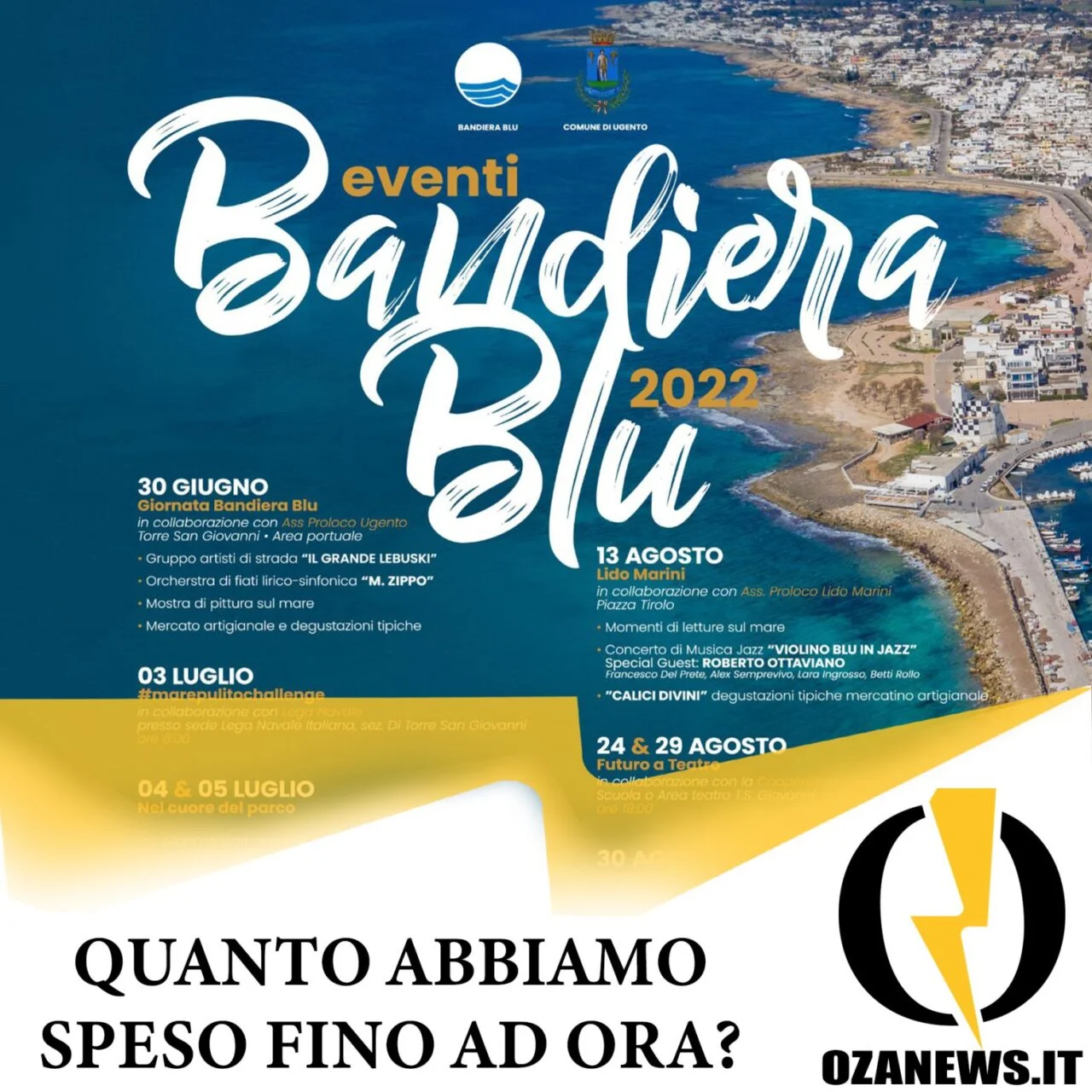 Bandiera Blu di Ugento ma quanto mi costi?