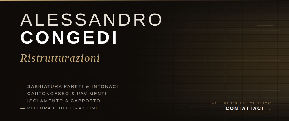ALessandro Congedi ristrutturazioni
