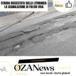 strada dissestata sulla litoranea la segnalazione di fulvio viva