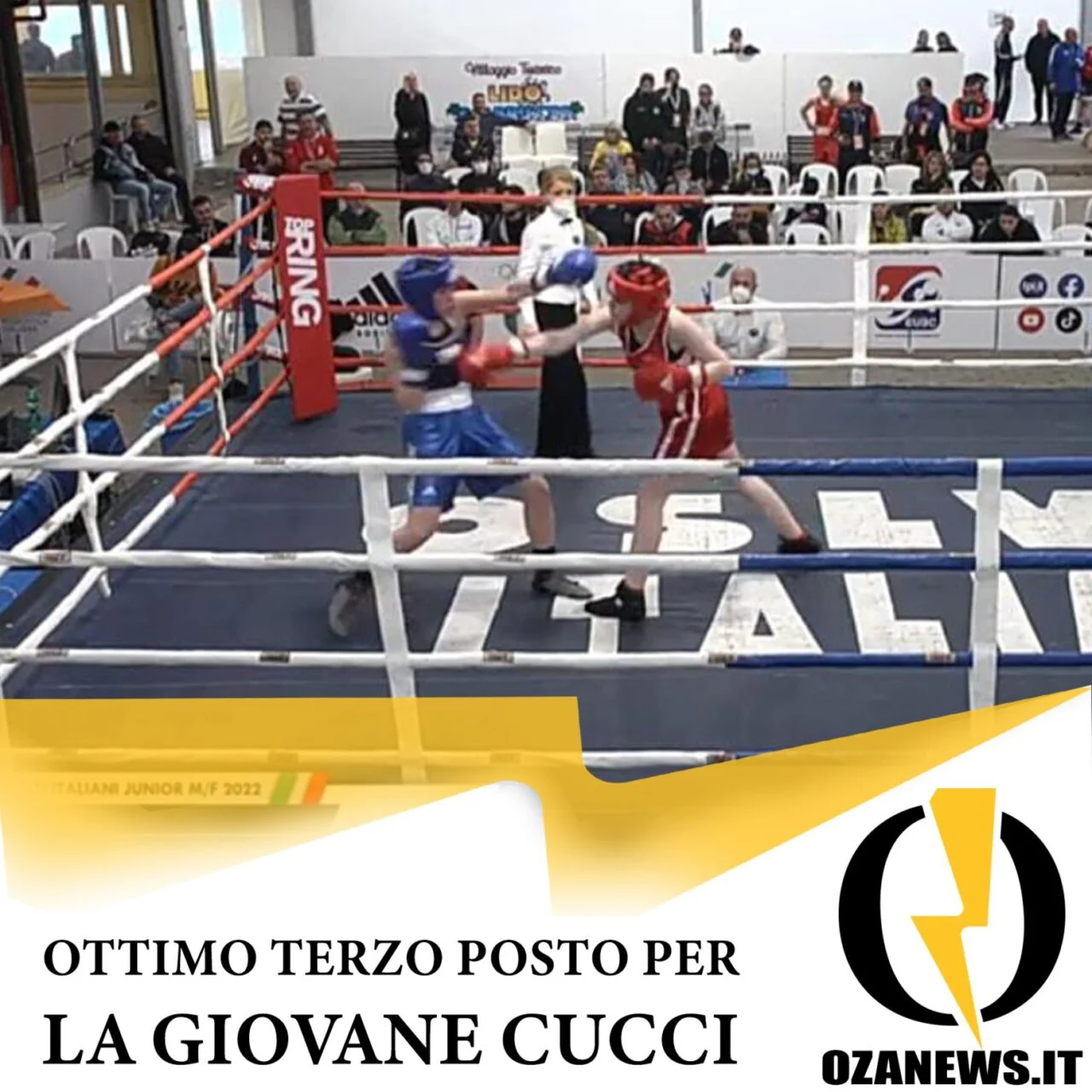 La giovane Asia Cucci terza ai campionati italiani di boxe