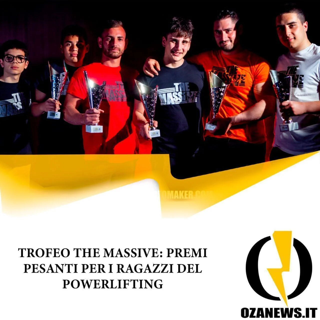 Coppe pesanti al trofeo The Massive