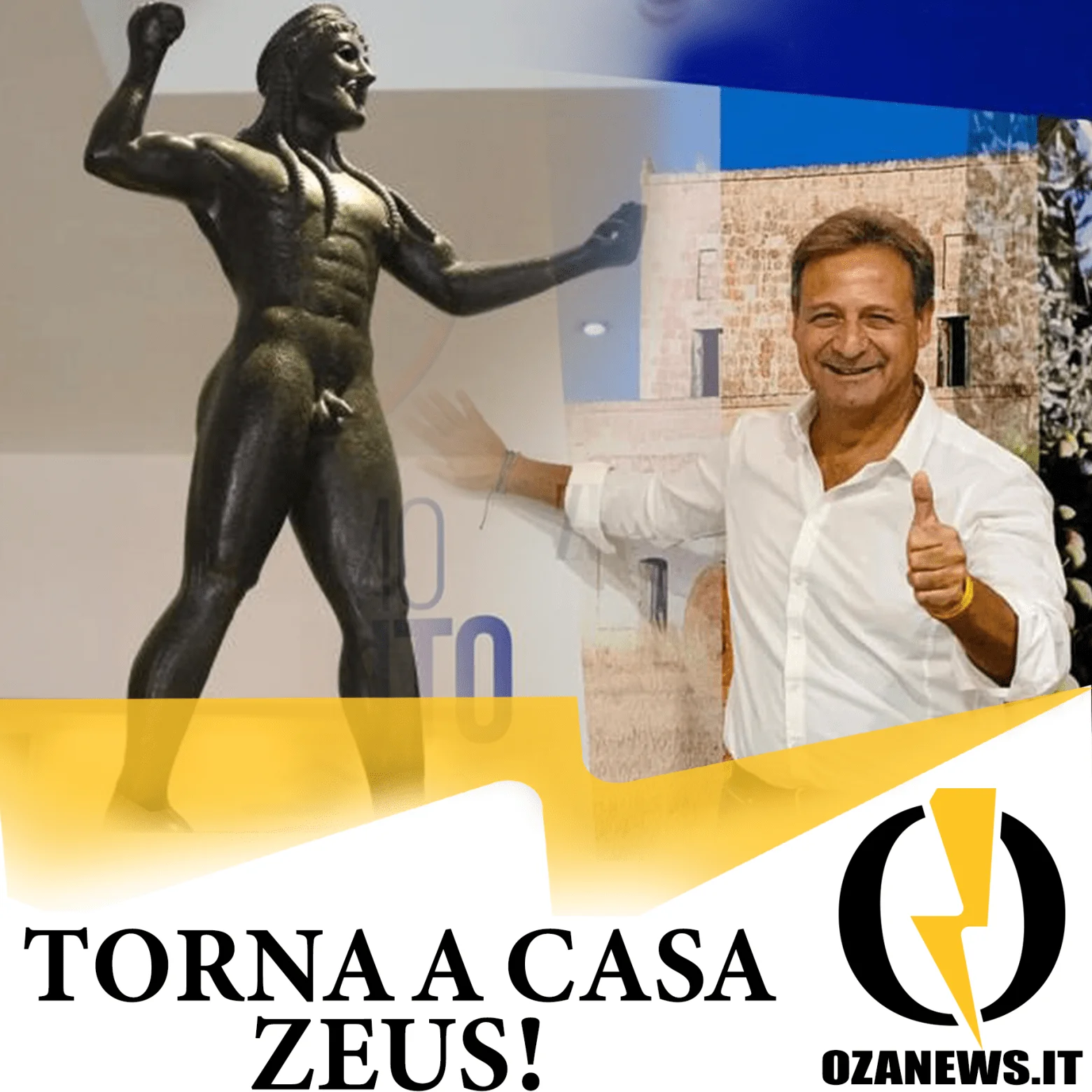 Richiesta di Restituzione della Statua di Zeus a Ugento