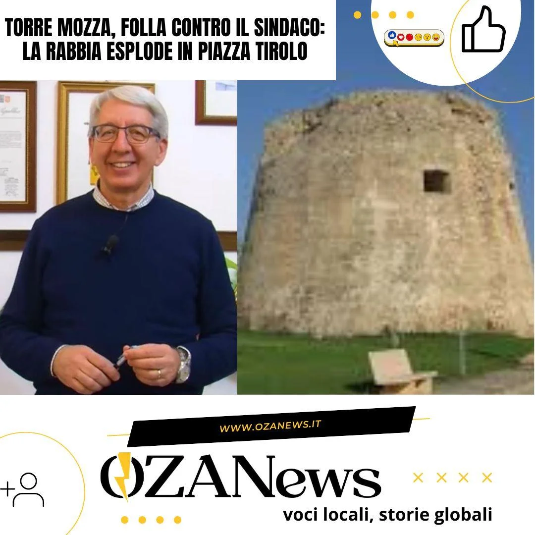 Torre Mozza, folla contro il sindaco: la rabbia esplode in piazza Tirolo