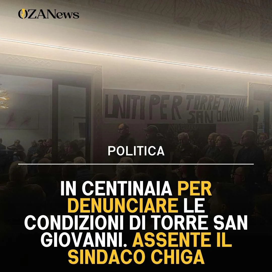 Problemi a Torre San Giovanni: Assemblea Pubblica