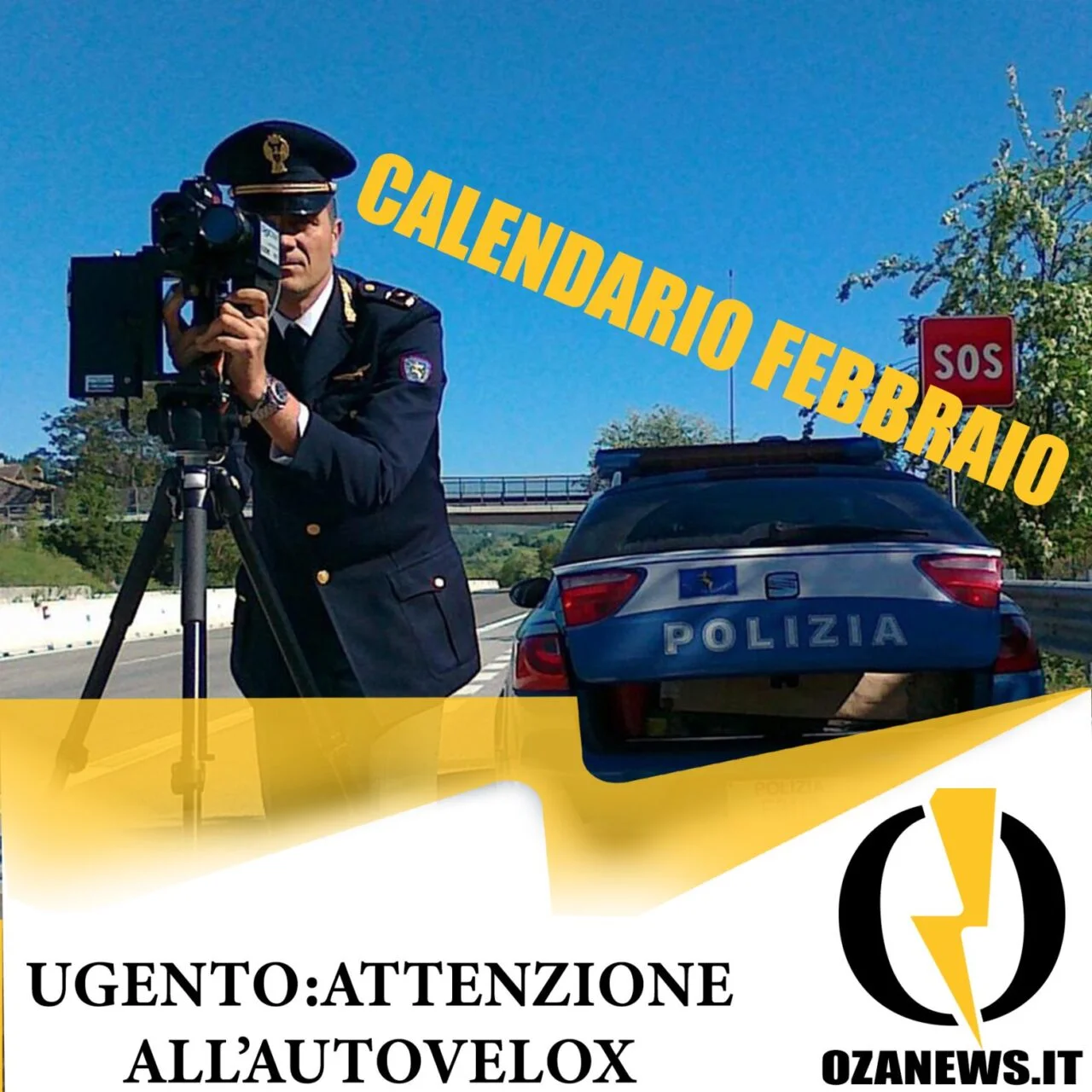Ugento: gli autovelox di febbraio
