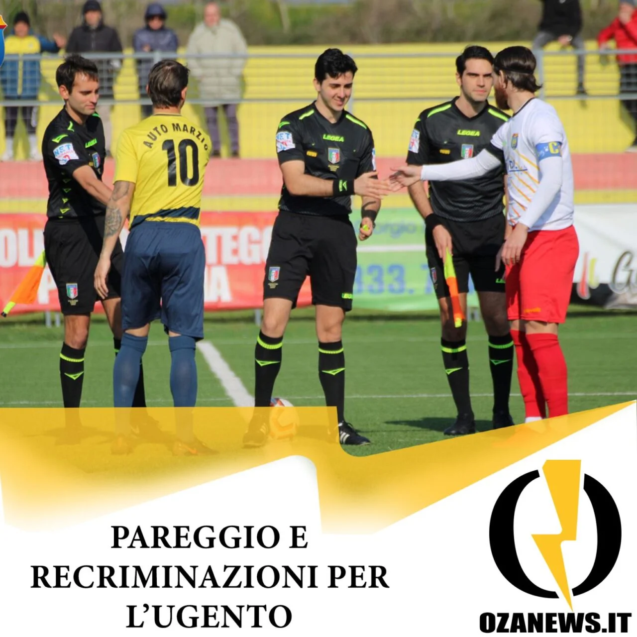 Pareggio con recriminazioni per l’Ugento