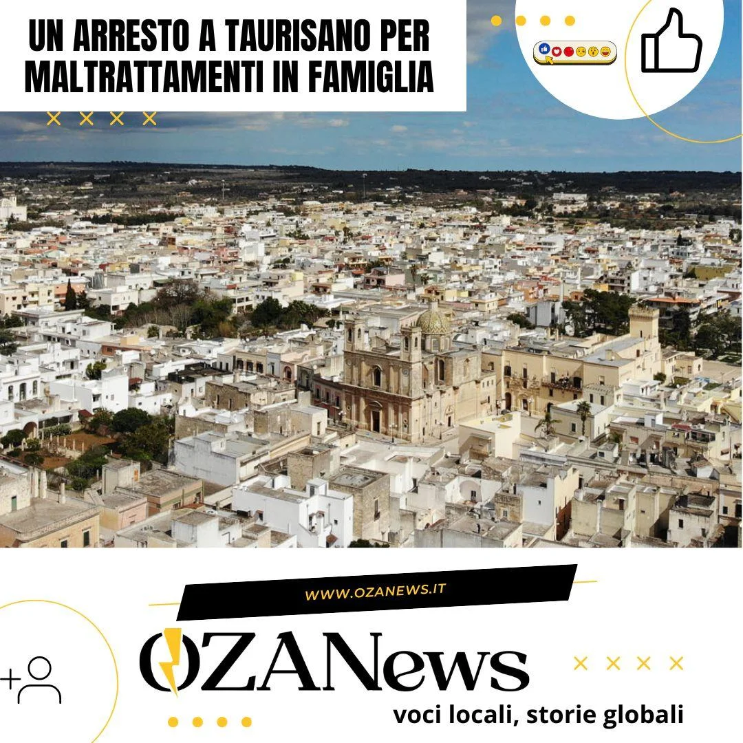Un arresto a Taurisano per maltrattamenti in famiglia