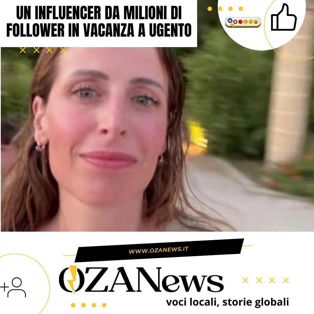 Un influencer da milioni di follower in vacanza a Ugento