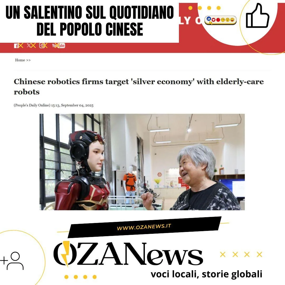 Un salentino sul Quotidiano del Popolo cinese