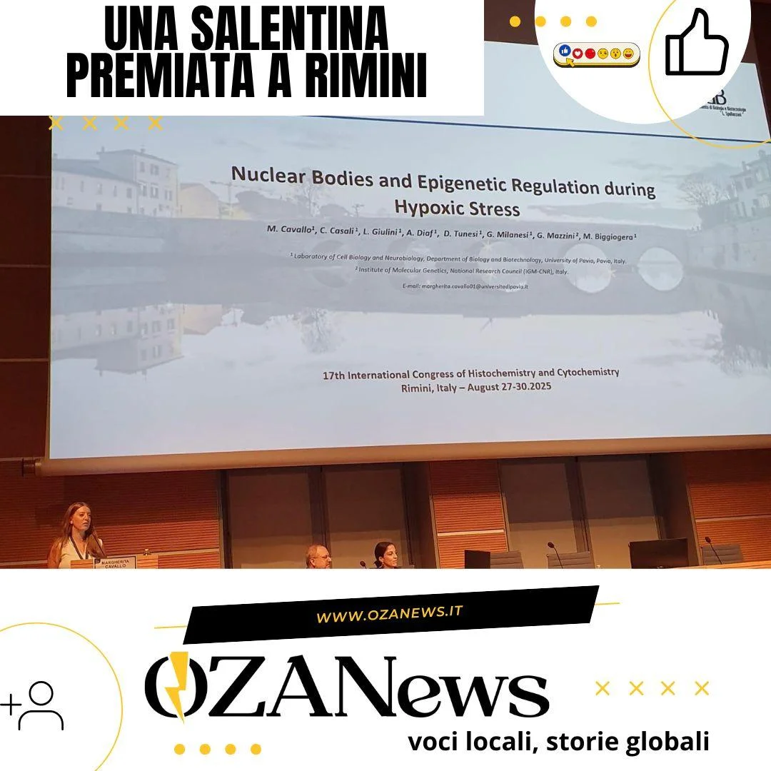 Margherita Cavallo premiata con lo Young Histochemist Award