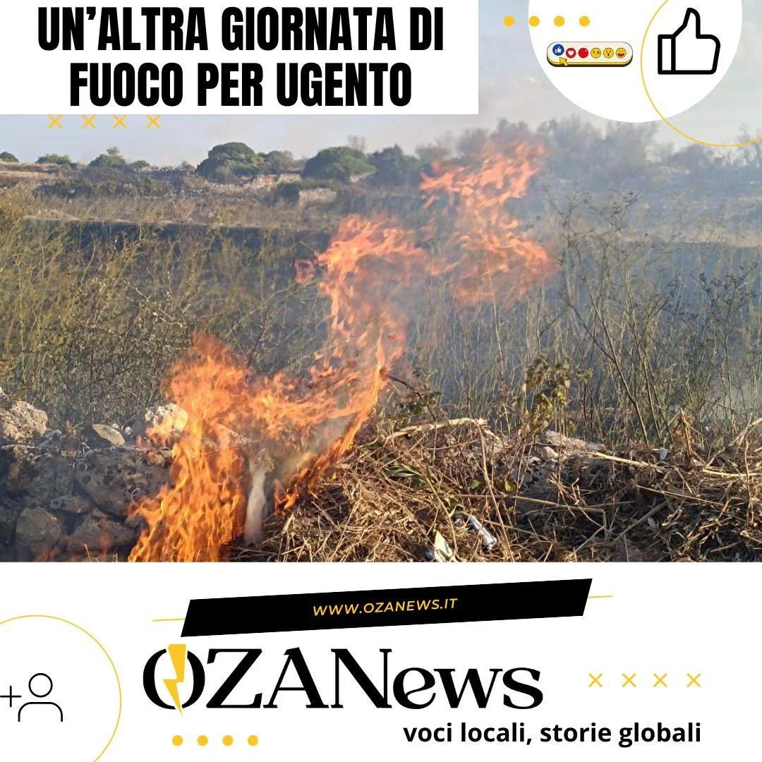 Un’altra giornata di fuoco per Ugento