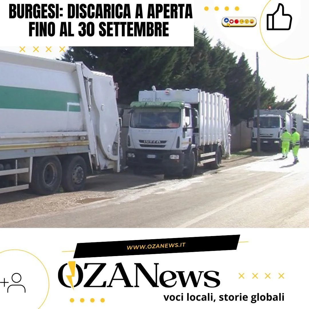 Burgesi: discarica a aperta fino al 30 settembre