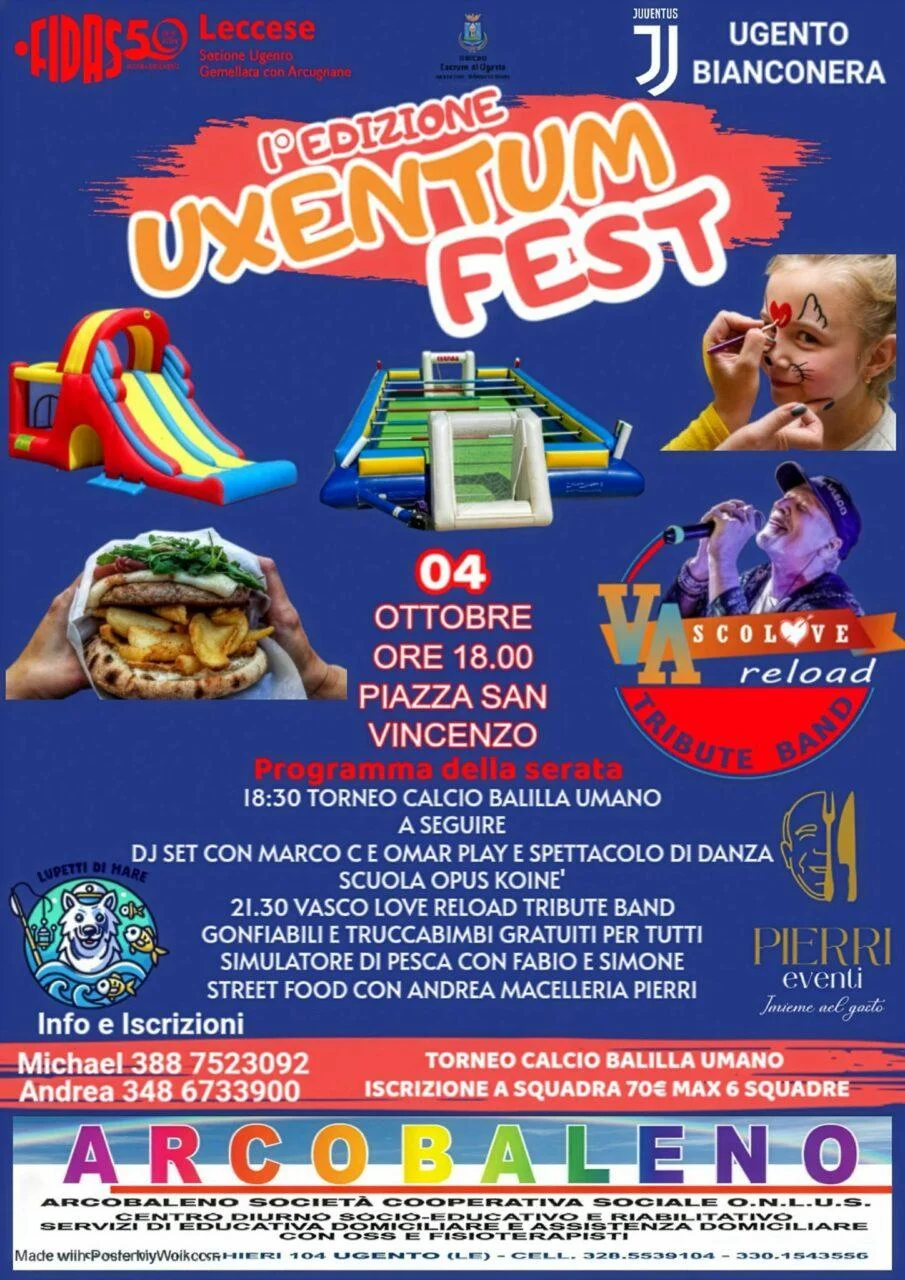Ugento, il 4 ottobre l’UXENTUM FEST